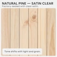 thumbnail image 4 of 18 inch Natural Floating Shelf, High End Solid Real Wood 18inch Small Floating Shelves for Wall Mounted, Natural Wooden Floating Shelves, Heavy Duty Bracket, 18 X 6.5 X 1.75 in, Set of 2, 4 of 4