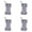 Grey-4PCS, variant on 16 Inch Dog Christmas Stocking Bone Shape Knit Christmas Stocking for Dogs Cats Pets, Large Pet Stockings Hanging Christmas Decor for Pet Family Holiday Decorations, 1PC