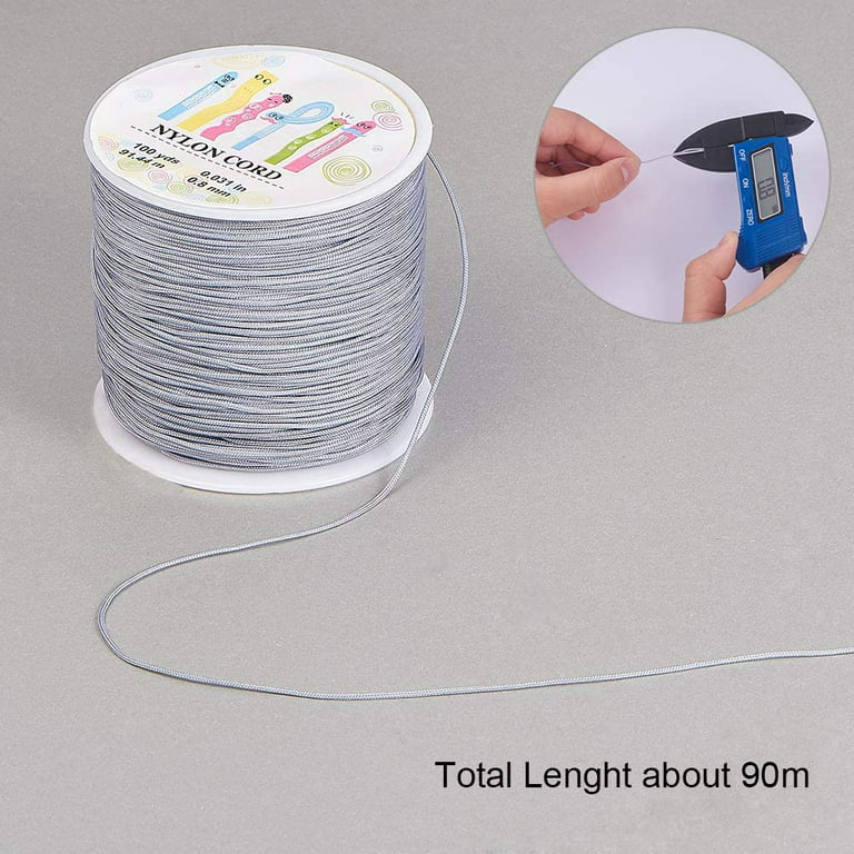 0.8mm Nylon Beading String 10 Colors 5 M Thread Bracelet String Chinese  Knotting Thread Cord For Win