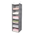 thumbnail image 1 of Organizador de armario colgante MAX Houser, estante de 6 niveles (gris claro), 1 of 6