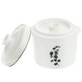 thumbnail image 1 of MasteelfCA 1Pc Ceramic Soup Bowl Small Stew Pot Practical Dessert Bowl Baking Tableware, 1 of 8