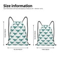 thumbnail image 2 of Balery Cartoon Shark Pattern Drawstring Backpack Bag Sport Gym Sackpack Cinch Bags Pattern Drawstring Backpack Bag Sport Gym Sackpack Cinch Bags -Small, 2 of 6