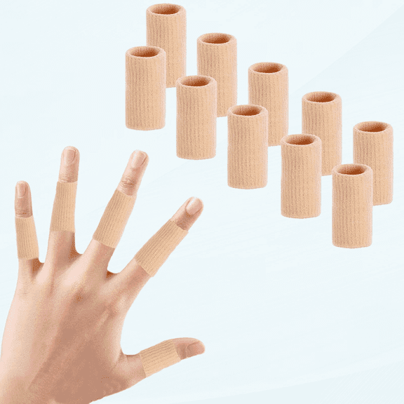 Finger Compression Sleeves - 20Pcs Finger Sleeve Protectors for Trigger Finger Arthritis, Breathable Elastic Support
