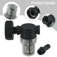 thumbnail image 1 of 1x IBC Rain Barrel Filter Hose Connector Water 100 Mesh Stainless Steel Strainer, 1 of 12