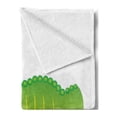 thumbnail image 2 of Caterpillar Soft Flannel Fleece Blanket, Green Bug with a Cap Walking on a Branch Baby Animal Illustration, Cozy Plush for Indoor and Outdoor Use, 50" x 60", Apple Green Brown Orange, by Ambesonne, 2 of 5
