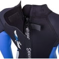 thumbnail image 5 of Seavenger 3mm Kids Full Body Wetsuit with Knee Pads for Surfing, Snorkeling, Swimming (Ocean Blue, 8), 5 of 7