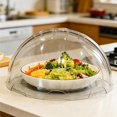 thumbnail image 1 of Tapa para microondas, para uso doméstico, protectora contra salpicaduras de alimentos, transparente para cocinar con ventilación de, 1 of 8