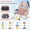 thumbnail image 3 of Anoak Baby Diaper Bag Backpack with Changing Station, Large Capacity Baby Bag, Waterproof Travel Backpack with USB Charging Port, Stroller Straps , Baby Shower Gifts, 3 of 11