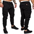 thumbnail image 2 of Men Slim Fit Jogger Cargo Pants Casual Outdoor Sweatpants with Pockets, 2 of 2