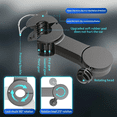 thumbnail image 5 of Car Fan, Back Seat USB Cooling Fan, Rotating Strong Wind Portable USB Fan, Adjustable Clip Electric Car Fan, 5 of 6