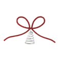 thumbnail image 3 of Bow Xmas Tree Topper Ornament Decor Elegant Metal Construction for Holiday Home Indoor Gatherings, 3 of 8
