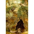 thumbnail image 2 of Théodore Rousseau 17x24 Black Ornate Framed Double Matted Museum Art Print Titled: The Cave (1828-1830), 2 of 5
