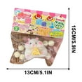 thumbnail image 3 of BiFandian Hamster Squeezes Toy, Pet Mouse Stress Relief Soft Squishies Toy, Portable Cute Animal Fidget Toy, 3 of 7