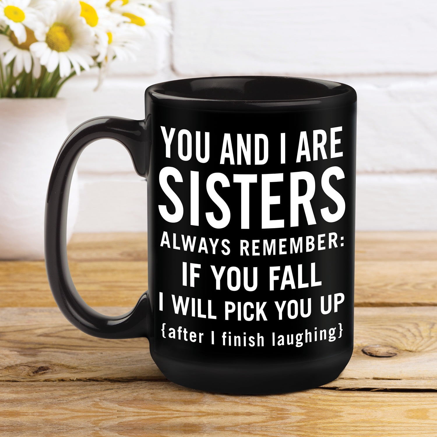Always Remember Black 15 oz. Mug