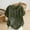 Army Green, variant on BRGZLK Cotton Linen Tops for Women Fashion Casual Floral Print Short Sleeve Round Neck Asymmetric Button Decoration Design T Shirt Tops Coffee A XXXL