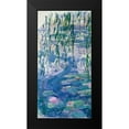 thumbnail image 2 of Monet, Claude 11x18 Black Modern Framed Museum Art Print Titled - Waterlilies I, 2 of 5