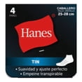 thumbnail image 3 of Tin Hanes para Hombre, Diseño Liso Multicolor 4 Pares Unitalla, 3 of 4