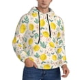 thumbnail image 2 of Sikiie Flowers and Butterflies Men's Hoodie, Essentials Hoodie, Sweatshirt, Pullover Hooded Sweatshirt for Men-Medium, 2 of 7
