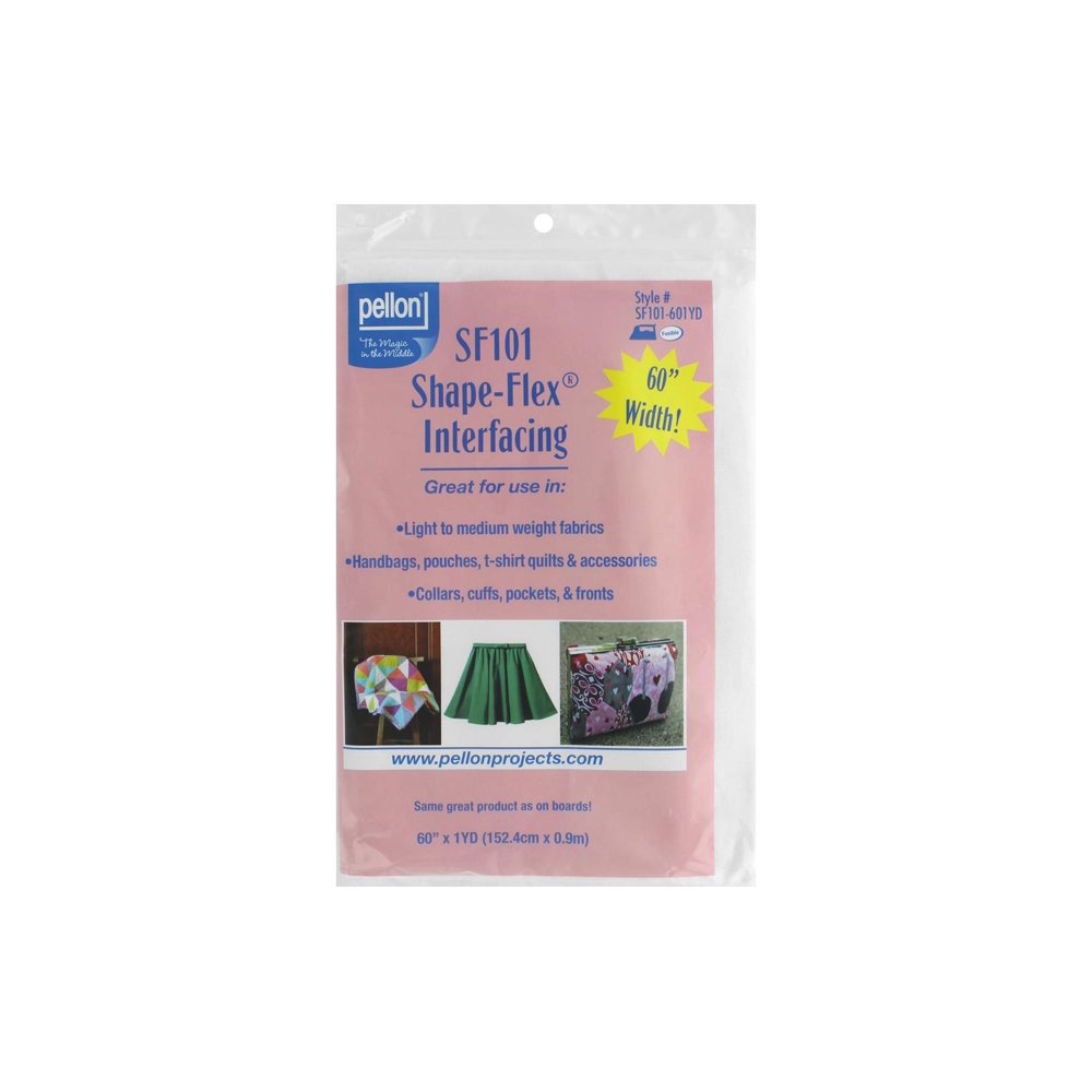 Pellon Interfacing Shape Flex Lt/Med 60x36" Wht
