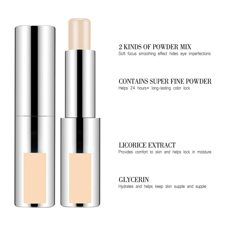 Zhaghmin White Concealer for Under Eyes New Liquid Foundation Natural and Lasting Concealer Foundation Super Blendable Foundation Medium Coverage