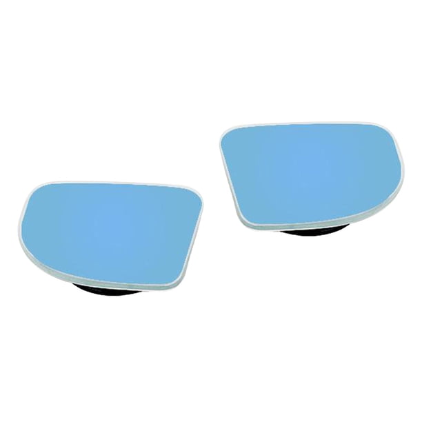 Espejos retrovisores de alta definición para puntos ciegos de coche, espejo convexo para seguridad vial. Ventilador azul