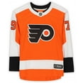 thumbnail image 3 of Carter Hart Philadelphia Flyers Autographed Orange Fanatics Breakaway Jersey - Fanatics Authentic Certified, 3 of 4