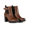 thumbnail image 2 of Botin Tacon cuadrado alto Mujer Flexi Piel 102512 Cafe Flexi Piel, 2 of 4