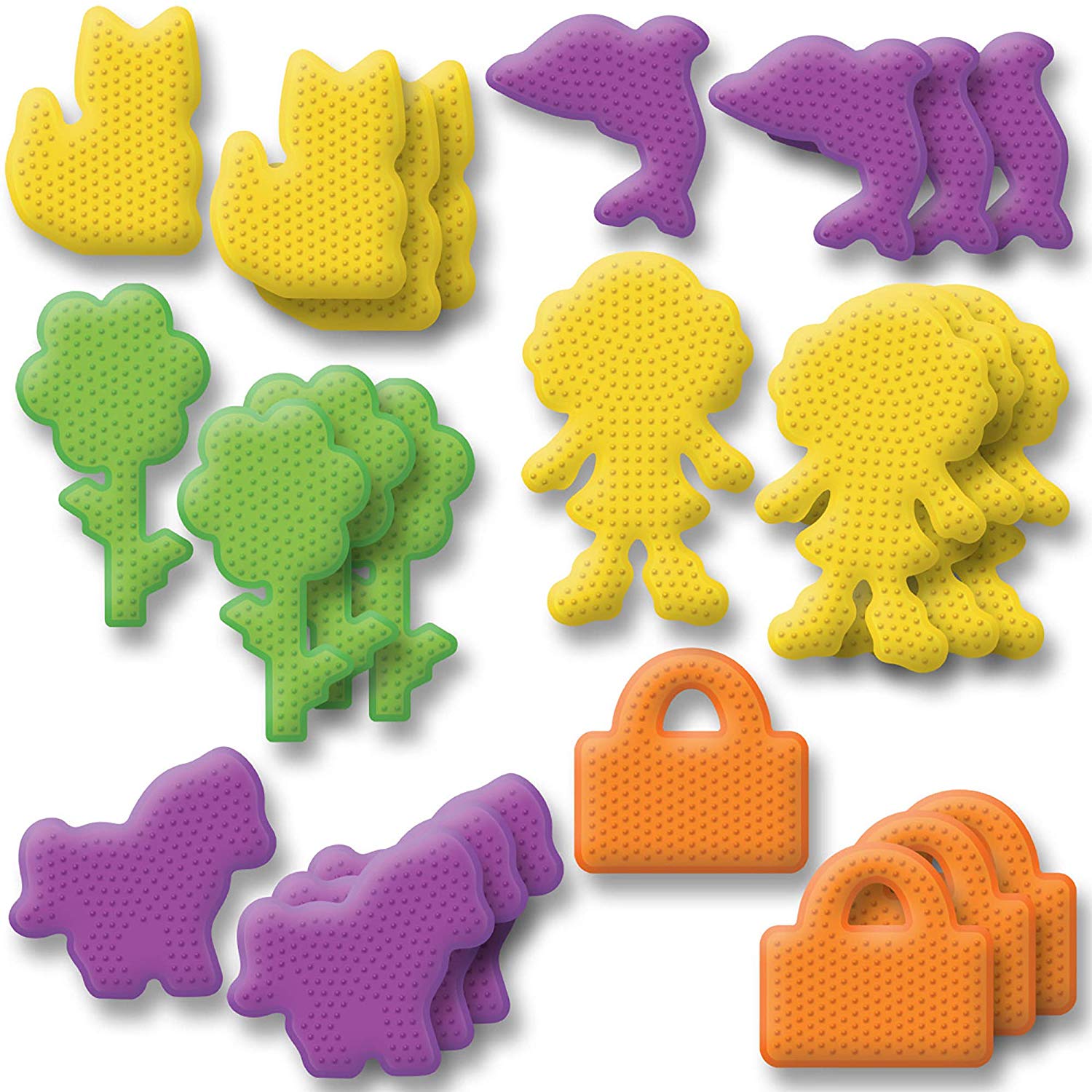 Perler 22624 Small Pegboards 24Ast, Multicolor Walmart Canada