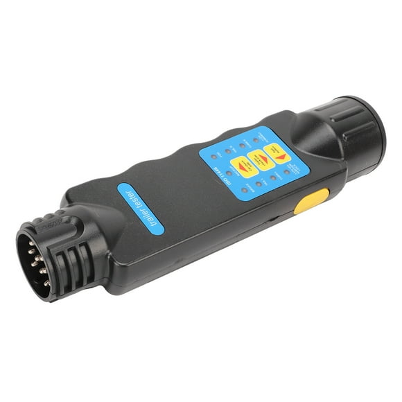 Trailer Tester, Construction Impact Resistant Trailer Light Plug Socket Wiring Test Resistance Test 12V 13pin for Trailer