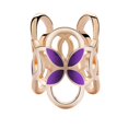thumbnail image 3 of Jumpingount Broches de mujer con forma de Camelia y perlas, bufanda tricíclica, hebilla para chal Ropa, zapatos y accesorios Miscelánea Violeta Trébol de 4 hojas, 3 of 6