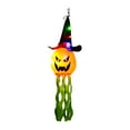 thumbnail image 2 of Clearance Party Light-up Decoration under $10,Halloween Decorations Outdoor Decor Hanging Lighted Glowing Pumpkin Witch Hat With 3 Lighted Up Scary Orange Halloween Decorations For Indoor Outsid, 2 of 8