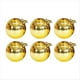thumbnail image 1 of 6 Bolas de Navidad de 8 cm, Luces Decorativas para Árbol de Navidad, Colgantes para Ventana, Techo, Compras, Color Dorado, 1 of 6