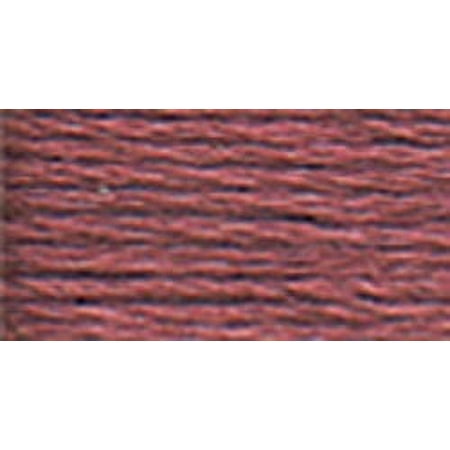 UPC: 0077540272075 | DMC Six-Strand Dark Antique Mauve Embroidery Cotton Yarn 8.7 Yd. 12 Count