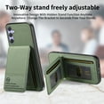 thumbnail image 6 of Allytechgroup Wallet Case for Samsung Galaxy A56 5G with Credit Card Slot, RFID Blocking PU Leather Magnetic Closure Shockproof Protective Back Cover Bumper for Samsung Galaxy A56 5G, Green, 6 of 11