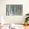 thumbnail image 3 of Elephant Stock Banff Birch Grove Wall Art - Horizontal Canvas Wall Art - Living Room Wall Decor - Nature Canvas - Gray And White Decor By Carol Robinson - 12" x 8", 3 of 8