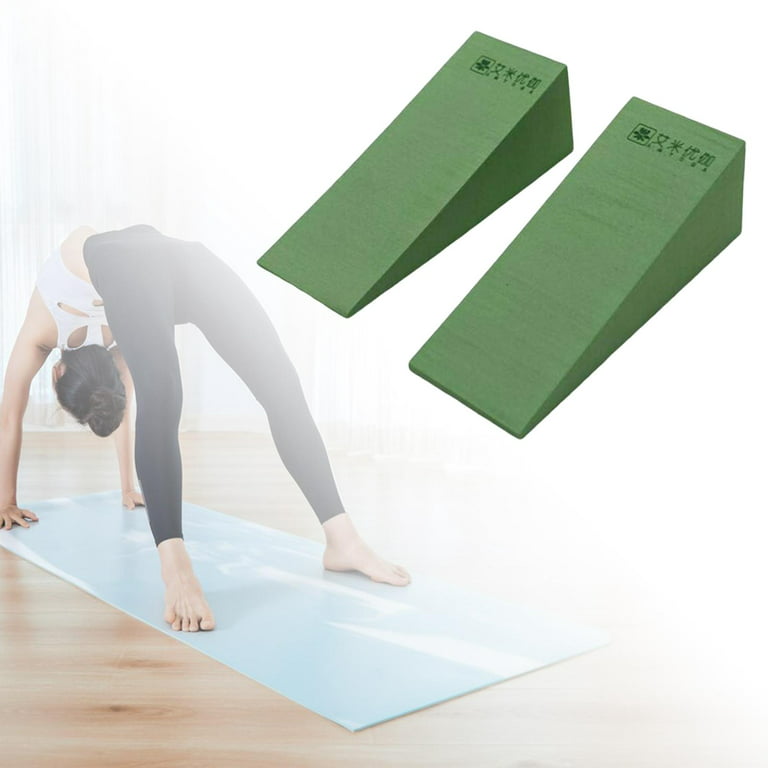 Yoga Blocks Wrist Wedge Lightweight Accessory Support for The Gym 2 Pieces