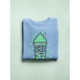 thumbnail image 3 of Shamrock's ICEE Delight - Cool St. Patrick's Day Sweatshirt Women's, 3 of 4