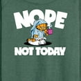 thumbnail image 3 of Garfield - Nope Not Today - Women's Lightweight French Terry Long Sleeve Shirt, 3 of 5