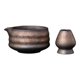 thumbnail image 1 of Batidor y cuenco para matcha, utensilios para la ceremonia del té con pico vertedor, cuenco de té hecho a mano Dorado, 1 of 9