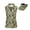 Camouflage Print, variant on Garronmavis Camo Bow Golf Sleeveless Shirt and Sports Sun Visor Hat Set for Women Quarter Zip Quick Dry Athletic Wear for Golf Tennis Outdoor Sports
