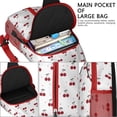 thumbnail image 4 of Crossbody Sling Backpack for Women Men Cute Cherry Pattern Shoulder Sling Crossbody Casual Chest Bag for Travel Sports Running Hiking, 4 of 6