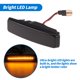 thumbnail image 5 of Luz de marcador lateral de guardabarro Unique Bargains para BMW 5 Series E39 1995-2003, luz de repetidor lateral LED amarilla, alojamiento de luz de señal de giro, reemplazo ABS, 2 pcs, 5 of 7