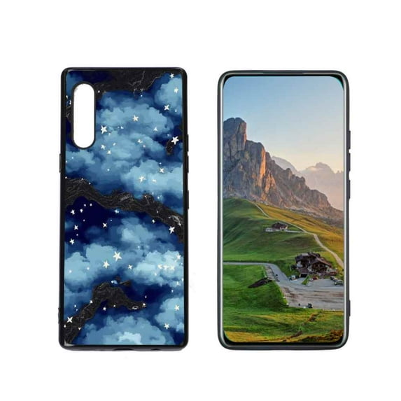 Compatible with LG Velvet 5G Phone Case, Clouds-104 Case Silicone Protective for Teen Girl Boy Case for LG Velvet 5G