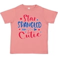thumbnail image 3 of Inktastic 4th of July Star Spangled Cutie with Blue and Red Stars Boys or Girls Toddler T-Shirt, 3 of 5