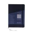 thumbnail image 2 of Fabriano Ecoqua Plus Stitch-Bound Notebook, 5.8" x 8.3", A5, Graph, Navy, 2 of 5