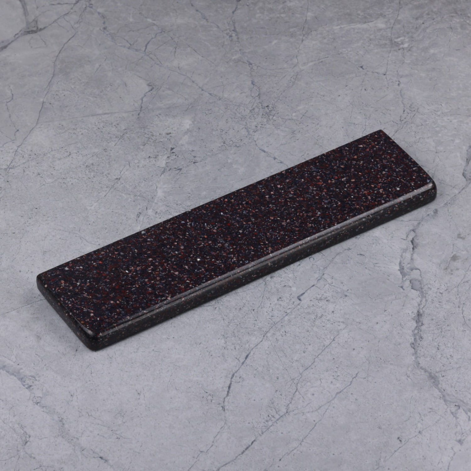 Dark Quartz Wrist Rest for Mechanical Keyboard, Ergonomic Hand Rest Pad with Unique Pattern, Comfortable Keyboard Palm Rest