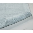 thumbnail image 5 of Better Trends 18"x20" Premium Toilet Lid Cover 100% Cotton Tufted Bathroom Rug Water Absorbent Reversible Machine Washable Blue - Edge Collection, 5 of 6
