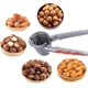 thumbnail image 4 of 1-piece multi-functional nutcracker with non-slip handle, nutcracker and hazelnut cracker, conical nutcracker, metal nutcracker for pecans, hazelnuts, 4 of 5
