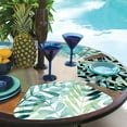 thumbnail image 5 of CounterArt "Gossamer Palms" 4-Pack Reversible Wedge Tabletop Placemats, 5 of 8