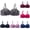 hwj# Grey621, variant on Bras For Women Underwire Solid Color Half Cup Plus Size With Lace Ribbon Support Stylish Brassiere,Blue